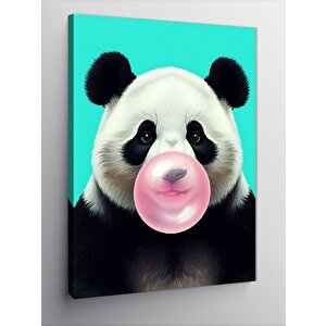 Kanvas Tablo Balonlu Panda 70x100 cm