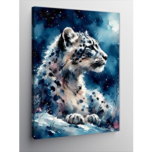 Kanvas Tablo Asil Leopar 100x140 cm