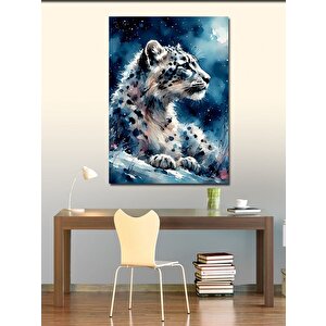 Kanvas Tablo Asil Leopar 100x140 cm