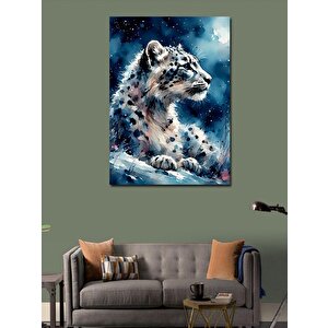 Kanvas Tablo Asil Leopar 50x70 cm