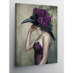 Kanvas Tablo Karga Şapka 100x140 cm