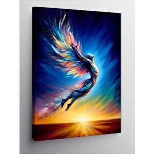 Kanvas Tablo Renkli Kuş 70x100 cm