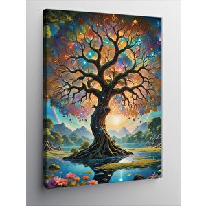 Kanvas Tablo Hayat Ağacı 70x100 cm