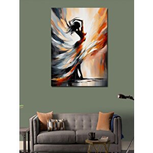 Kanvas Tablo Renkli Dansçı 70x100 cm