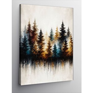 Kanvas Tablo Ormandaki Ağaçlar 70x100 cm