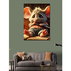 Kanvas Tablo Ağacın Üzerindeki Kız 70x100 cm
