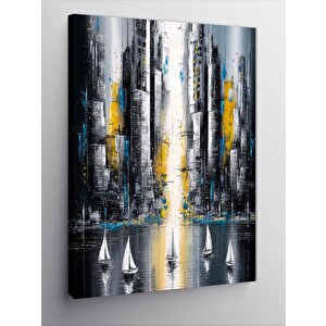 Kanvas Tablo Cadılık Yapan Karga 50x70 cm
