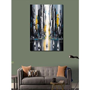 Kanvas Tablo Cadılık Yapan Karga 50x70 cm
