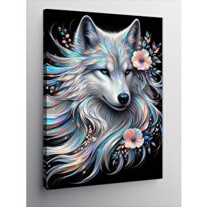 Kanvas Tablo Renkli Kurt 70x100 cm