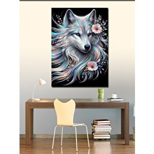 Kanvas Tablo Renkli Kurt 70x100 cm