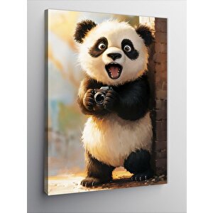 Kanvas Tablo Mutlu Panda