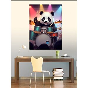 Kanvas Tablo Davulcu Panda