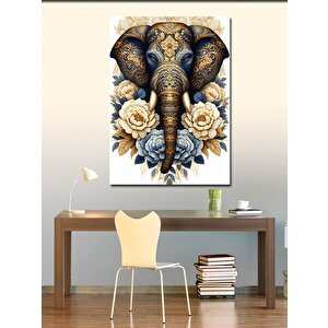 Kanvas Tablo Renkli Fil 70x100 cm