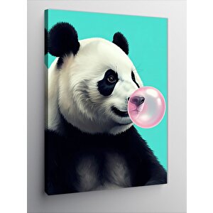 Kanvas Tablo Balonlu Panda 70x100 cm