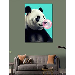 Kanvas Tablo Balonlu Panda 70x100 cm
