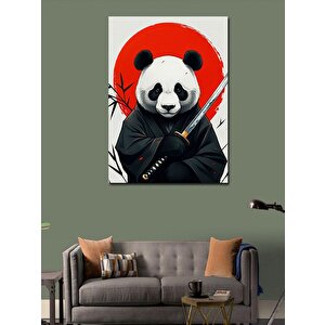 Kanvas Tablo Ninja Panda 70x100 cm