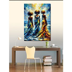 Kanvas Tablo Renkli Kadınlar 70x100 cm