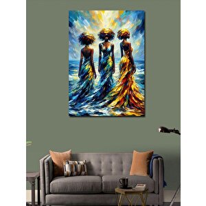 Kanvas Tablo Renkli Kadınlar 70x100 cm