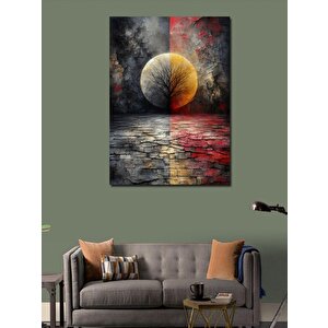 Kanvas Tablo Gölge Ağaç 100x140 cm