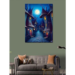 Kanvas Tablo Masal Evleri 70x100 cm