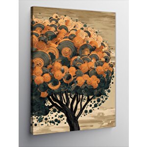 Kanvas Tablo Hayat Ağacı 100x140 cm