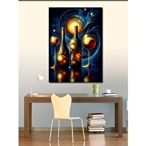Kanvas Tablo Renkli Şişeler 70x100 cm