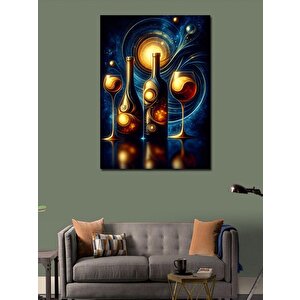 Kanvas Tablo Renkli Şişeler 70x100 cm