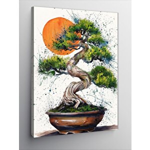 Kanvas Tablo Saksıdaki Ağaç 100x140 cm