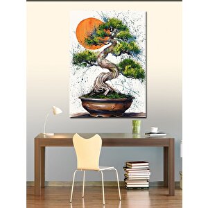 Kanvas Tablo Saksıdaki Ağaç 100x140 cm