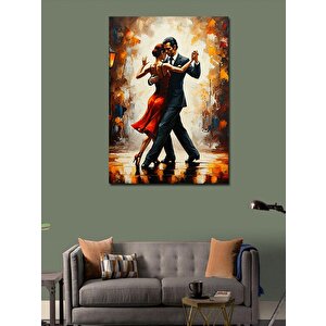 Kanvas Tablo Tango Dans Eden Çift 100x140 cm