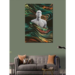 Kanvas Tablo Renkli Erkek Portresi 70x100 cm