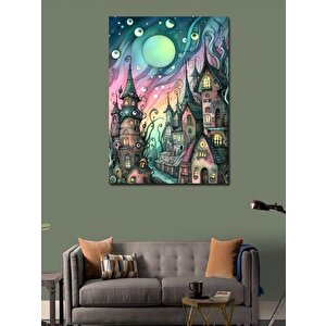 Kanvas Tablo Masal Şehri 50x70 cm