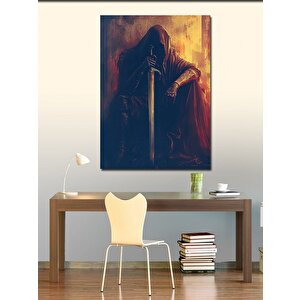 Kanvas Tablo Kara Şövalye 100x140 cm