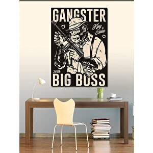 Kanvas Tablo Gangster Goril 50x70 cm