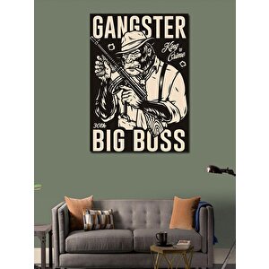 Kanvas Tablo Gangster Goril 50x70 cm