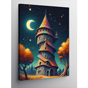 Kanvas Tablo Masal Kulesi 70x100 cm