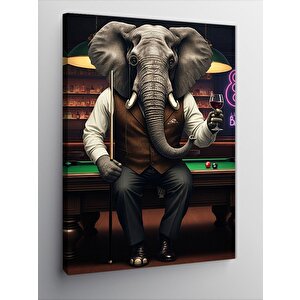 Kanvas Tablo Masalımsı Fil 100x140 cm
