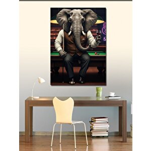 Kanvas Tablo Masalımsı Fil 100x140 cm