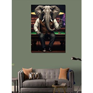 Kanvas Tablo Masalımsı Fil 100x140 cm