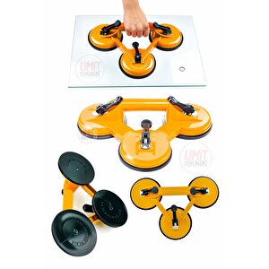 Çok Fonskiyonlu Göçük Düzeltme Seramik Cam Vakumlu Seramik Tutucu Vantuz | 3lü | 100kg