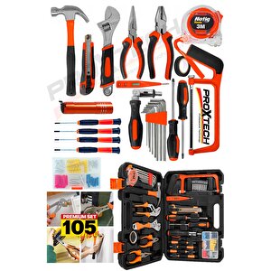 Premium 105 Parçalı Garaj Aracı Mekanik El Aletleri Seti Otomobil Araç Kombo Full Seti