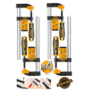 Profesyonel Ağır Hizmet 150mm Hfc020501 F Tipi Mengene 50*150 (4 Adet)