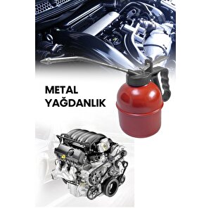 Profesyonel Endüstriyel  Kırmızı Metal Yağdanlık 500cc