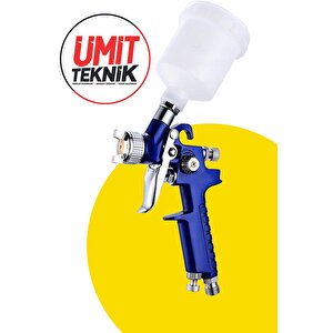 Üstten Depolu  Metal Paslanmaz Detay Gölge Tabancası 150 Cc / 0,8 Mm 15mt Hortum  Jak Kit