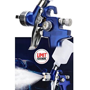 Üstten Depolu  Metal Paslanmaz Detay Gölge Tabancası 150 Cc / 0,8 Mm 15mt Hortum  Jak Kit