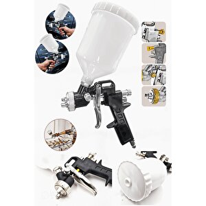 Premium Kalite Üstten Depolu Profesyonel 600 Cc Boya Sprey Tabancası 1.8mm