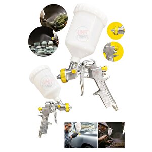 Premium  Seri  Ayarlanabilir Paslanmaz Üstten Depolu Profesyonel 600 Cc Boya Sprey Tabancası