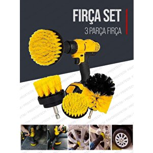 Pro 15 Pasta Cila Polisaj Süngeri Seti 115mm Matkap Uyumlu Pasta Cila Fırçalama  Parlatma Seti