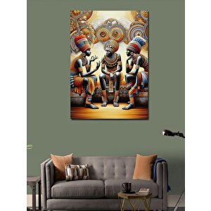 Kanvas Tablo Afrika Dansçıları 70x100 cm