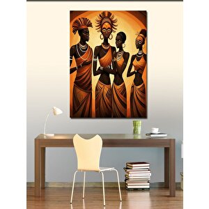 Kanvas Tablo Afrika Kültürel Dansçılar